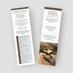Q Read - Stopping signs bookmark