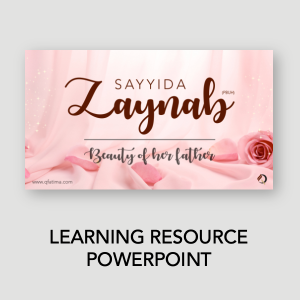 TR070 - Sayyida Zaynab (pbuh) Powerpoint